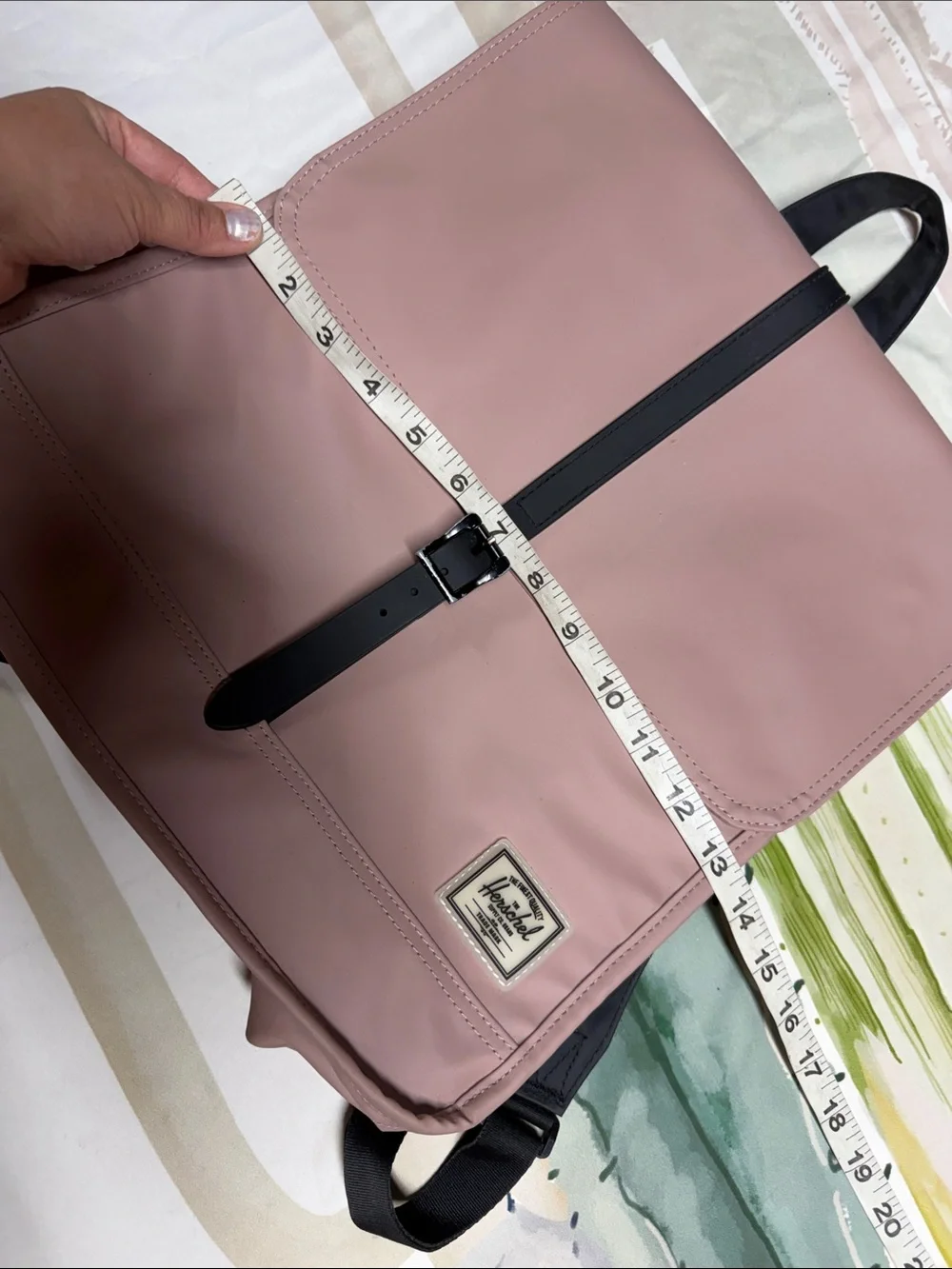 Herschel Supply Company Dusty Pink Backpack with Black Strap